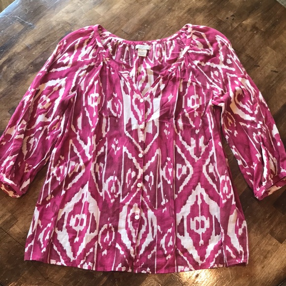 Lucky Brand Tops - Lucky Brand 3/4 Sleeve Pink Top Lucky Brand Tops - Lucky Brand 3/4 Sleeve Pink Top